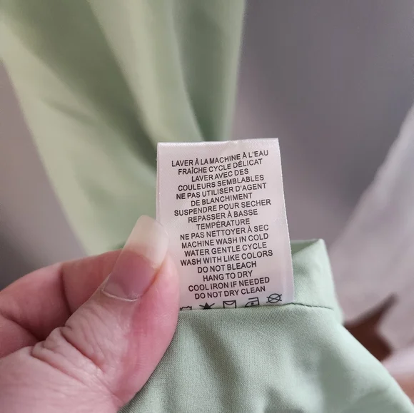 ⭕️ PRICE FIRM Christian Lacroix Green Tie Shoulder Midi Ruffle Dress Size XS - Picture 7 of 8